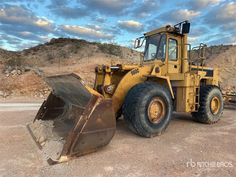 Chargeuse sur pneus Caterpillar 980C — occasion 1983, 7 106 h