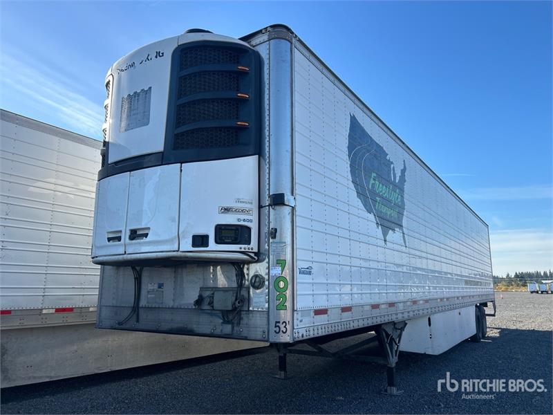 Semi-remorque frigorifique CIMC 53 ft x 102 in T/A Refrigerated — occasion 2019, 27 213 h