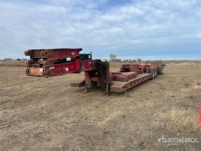 Remorque surbaissée Columbia 65 ton T/A Removable Gooseneck Lowboy — occasion 1981