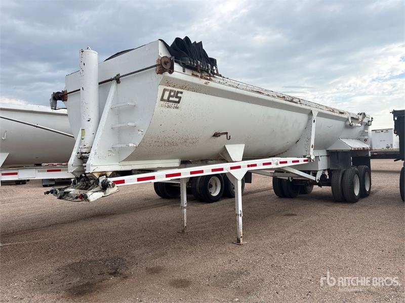 CPS 32 ft T/A Quarter Frame End Dump Trailer
