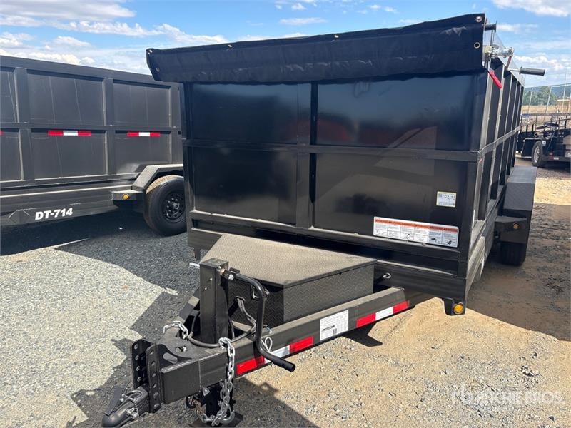 Remorque benne Utility Denton DT07144 14 ft T/A Dump — occasion 2027