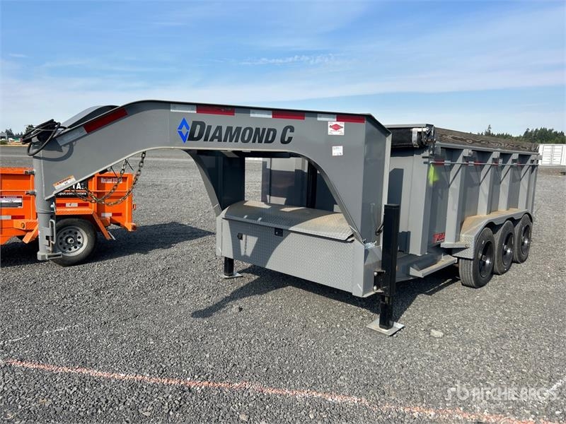 Remorque benne Diamond C LPT307 14X — occasion 2022
