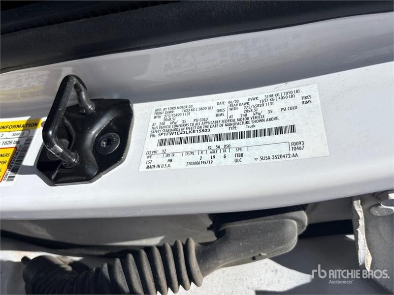 Fourgon utilitaire Ford F-150 — occasion 2020