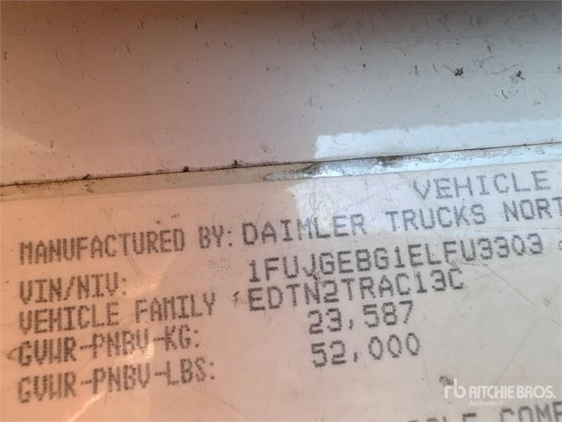 Tracteur routier Freightliner Cascadia CA125 — occasion 2014, 1 167 h