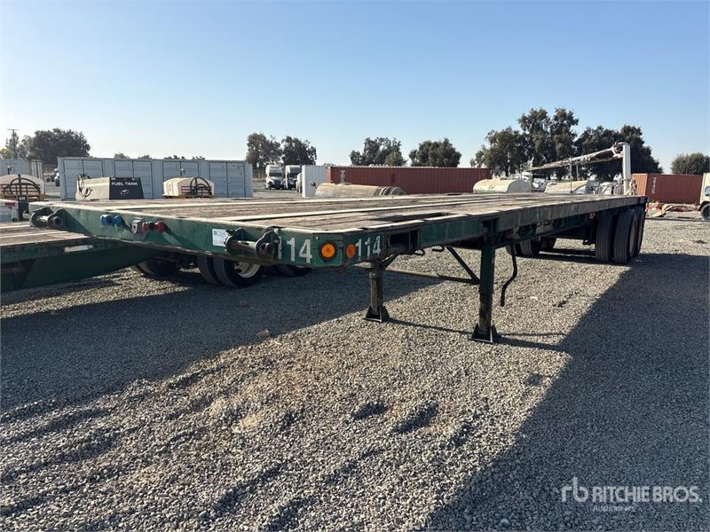 Remorque à ridelles Fruehauf 40 ft T/A Flatbed — occasion 1980