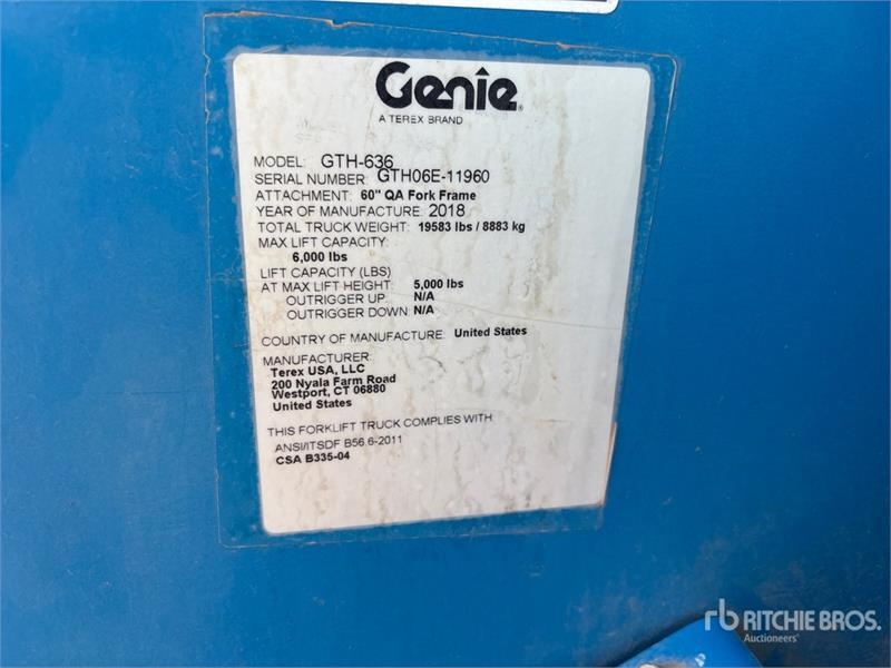 Genie GTH-636