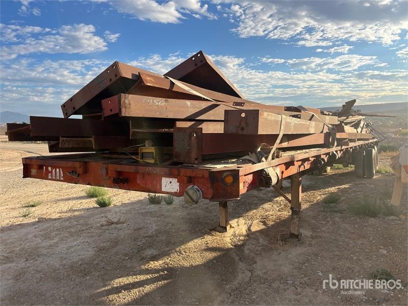 Remorque à ridelles Great Dane 45 ft T/A Flatbed — occasion 1981
