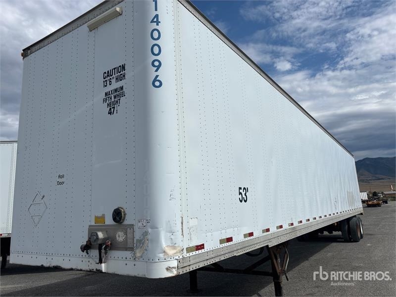 Hyundai 53 ft T/A Van Trailer