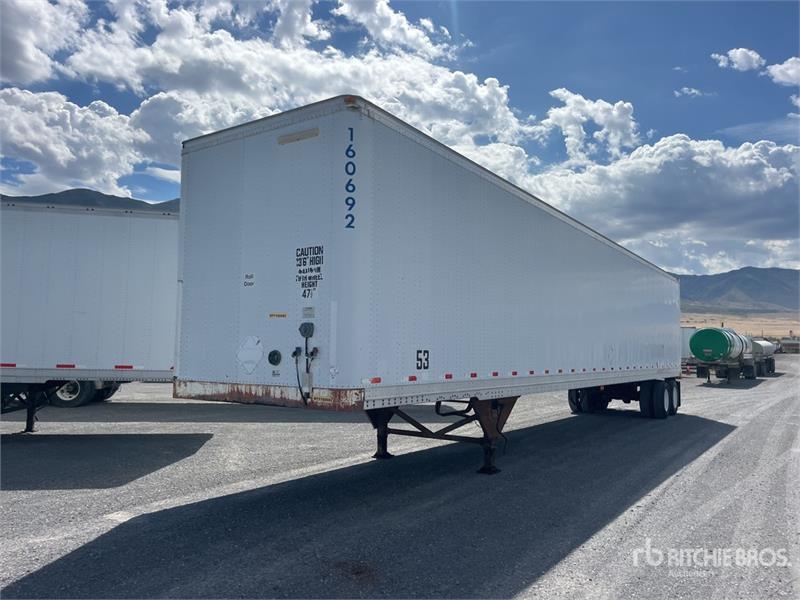Hyundai 53 ft x 102 in T/A Van Trailer