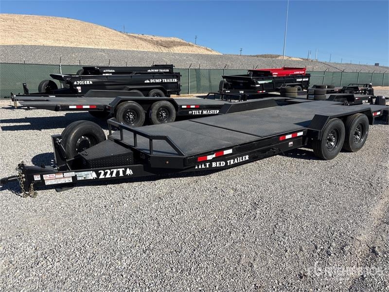 Remorque surbaissée Industrias America 227T 22 ft T/A Tilt Deck (Unused) — occasion 2026