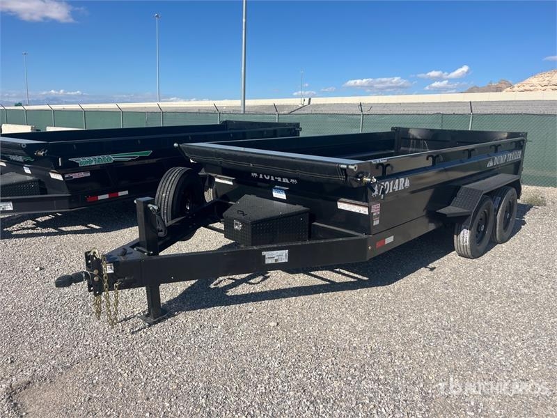 Remorque benne Utility Industrias America 7014r 14 ft T/A Dump — occasion 2026