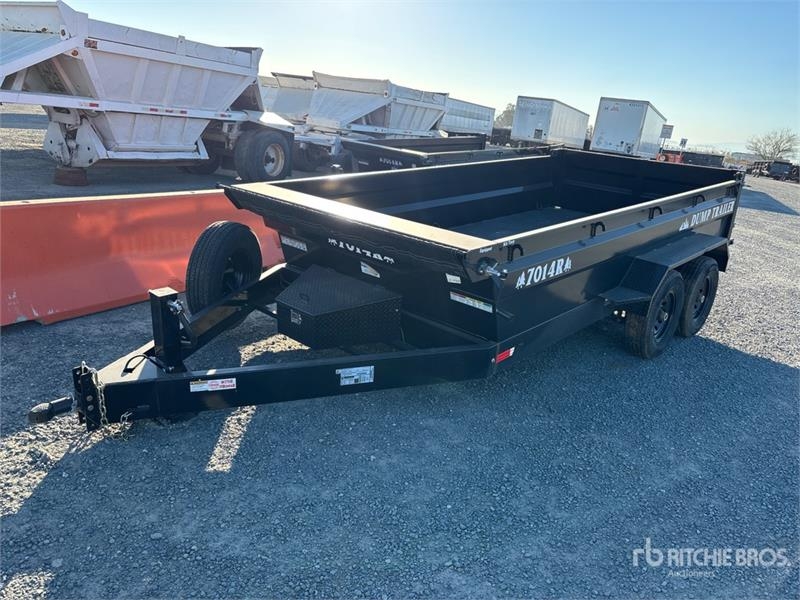 Remorque benne Utility Industrias America 7014R 14 ft T/A Dump — occasion 2026