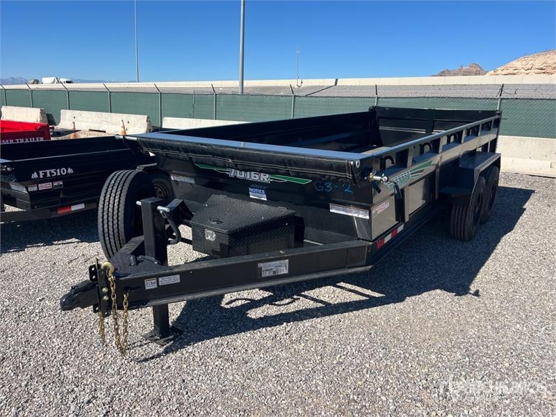 Remorque benne Utility Industrias America 7016R 16 ft T/A Dump — occasion 2026