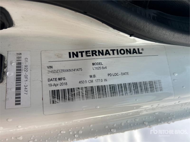 Tracteur routier International LT625 6x4 T/A Day Cab — occasion 2019