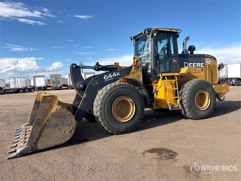 Chargeuse sur pneus John Deere 644K — occasion 2015, 6 308 h