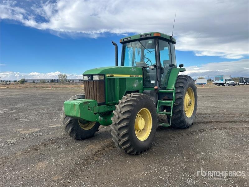 Tracteur agricole John Deere 7810 — occasion 2001, 4 102 h