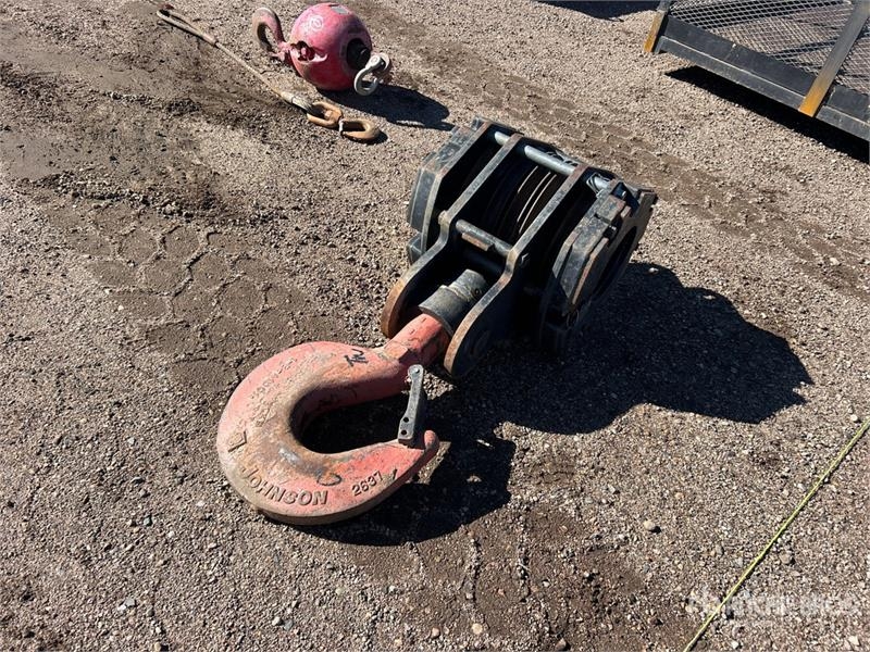 Johnson 0RJ600N16RTC 60 ton 5 Sheave Hook Block