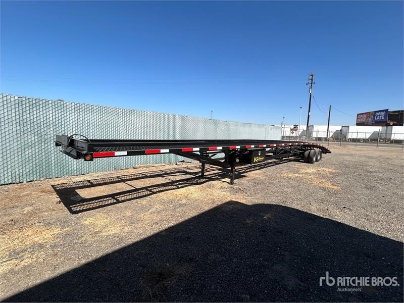 Semi-remorque porte-engins Kaufman T/A 3 Car Open Car Carrier — occasion 2024