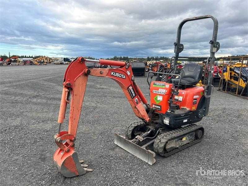 Mini-pelle Kubota K008-3 — occasion 2019, 1 311 h