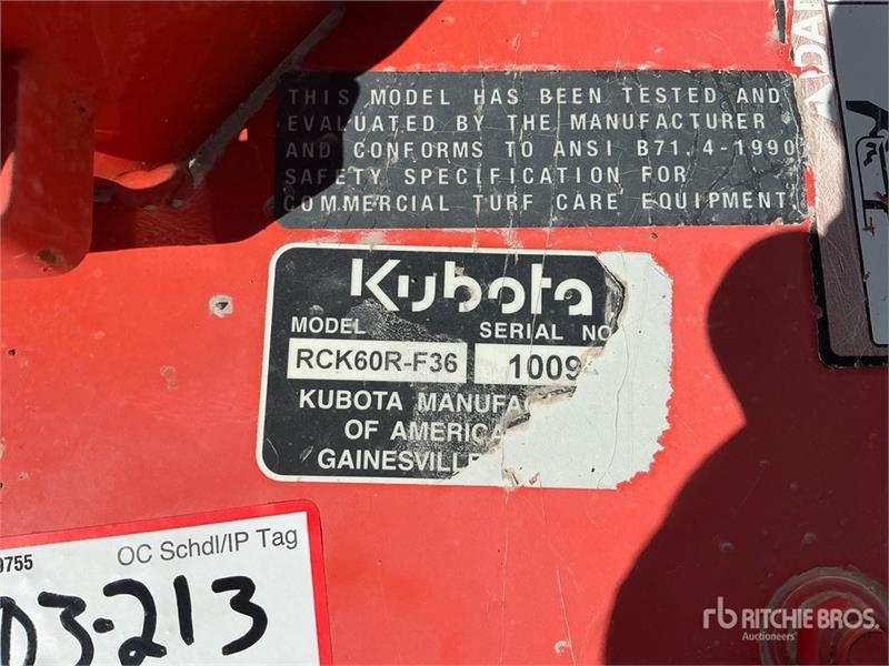 Kubota Rck60p-F36