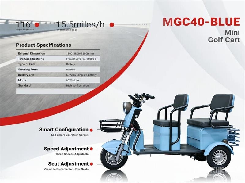 Quad MGC40-BLUE — occasion 2026
