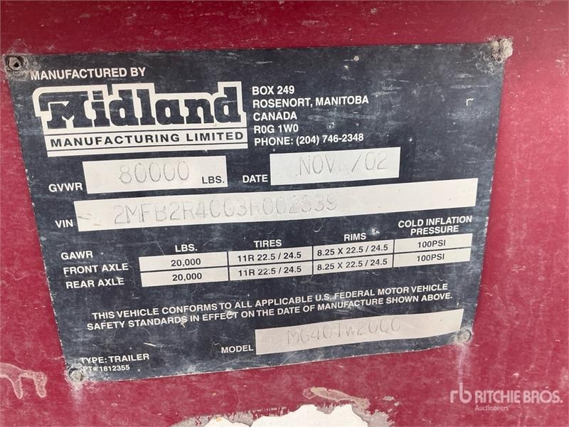 Midland Side Dump Trailer