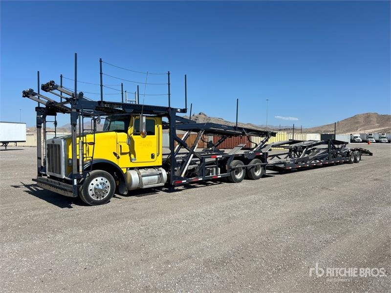 Camion porte-engins Peterbilt 365 6x4 Car Carrier — occasion 2013