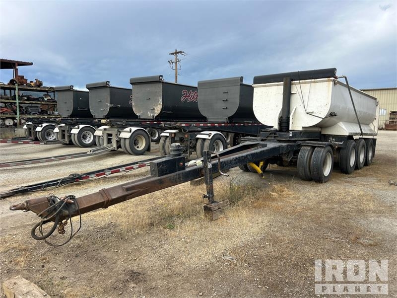 Quad/A Turntable Pup Dump Trailer