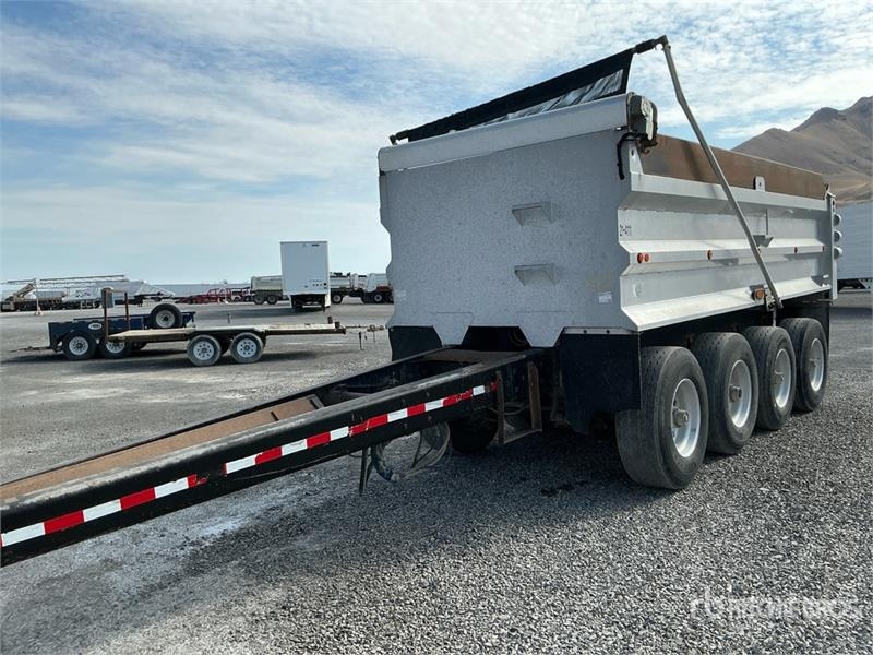 Quad/A Turntable Pup End Dump Trailer
