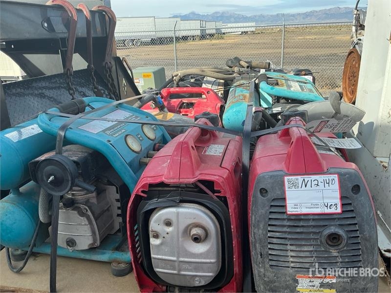 Quantity of (2) Makita Air Compressors, (3) Honda