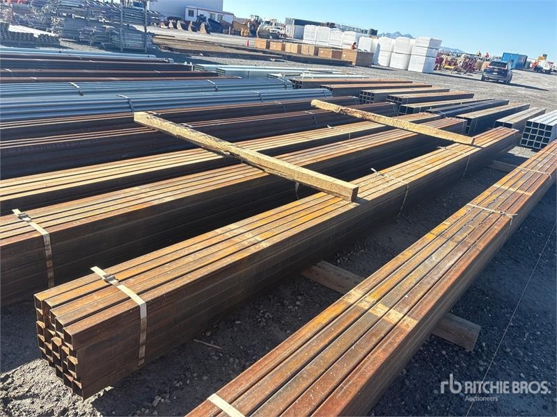 Palan et treuil Quantity of (25) 288 in Steel Square Tubing (Unuse — occasion
