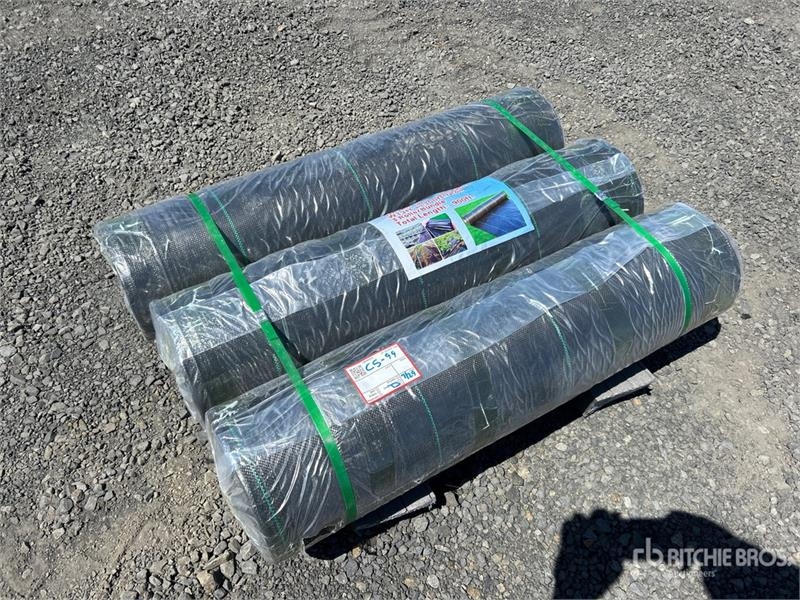 Quantity of (3) 13 ft x 300 ft Woven Landscape Fab
