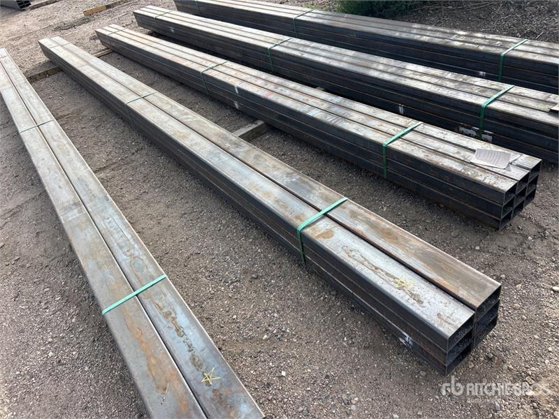 Enrouleur d'irrigation Quantity of (6) Kit Containers STEEL Square Tubin — occasion 2026