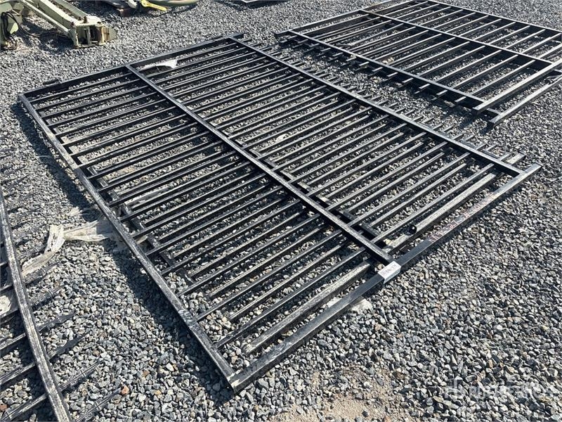 SKLP 10 ft x 7 ft Wrought Iron Bi-Parting Driveway