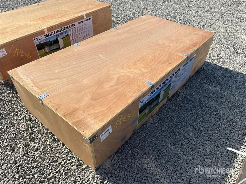 SKLP SK-S2012 12 ft x 20 ft Livestock Shelter (Unu
