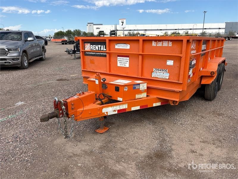 Remorque benne Utility Snake River DMP714 13 ft 8 in T/A Dump Tra — occasion 2021