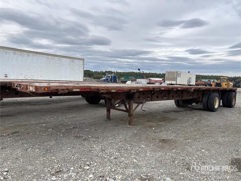Remorque à ridelles Transcraft 45 ft T/A Spread Axle Flatbed — occasion 1993