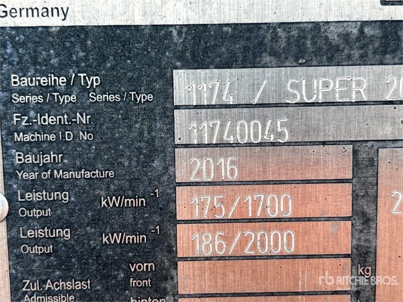 Finisseur Vögele Super 2000-3I — occasion 2016