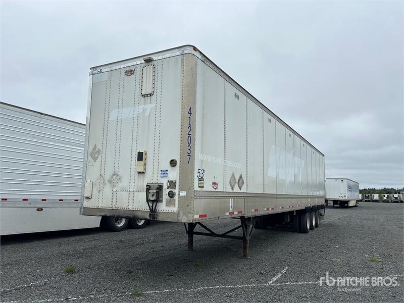 Wabash 53 ft x 102 in Quad/A Van Trailer