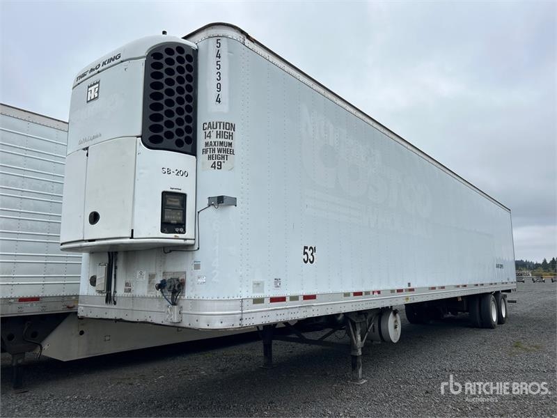 Semi-remorque frigorifique Wabash RFCVHSA 53 ft x 102 in T/A Refrigerated — occasion 2004, 26 002 h