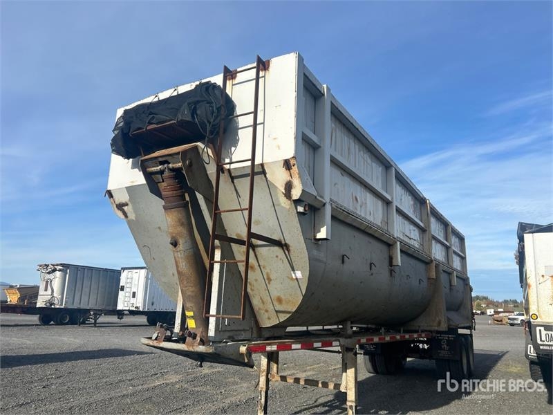 Remorque benne Western 36 ft T/A End Dump — occasion 1990
