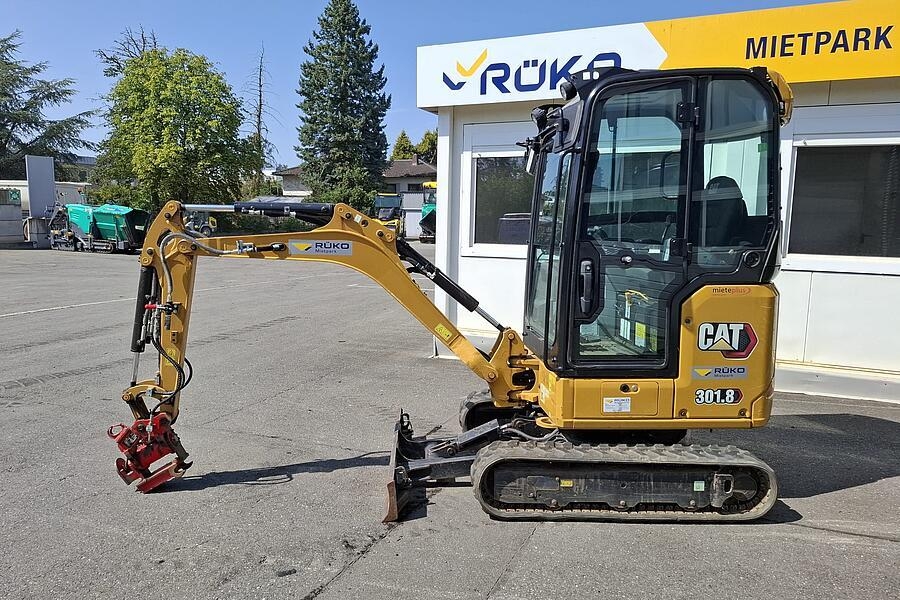 Mini-pelle Caterpillar 301.8 Powertilt HS01 — occasion 2022, 490 h
