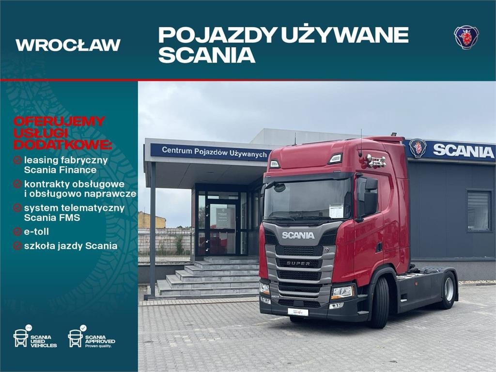 Scania S 460 A4x2NA Tachograf SMART 2 Klimatyzacja 4 Podu