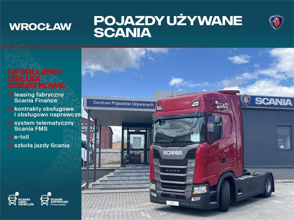 Scania S 460 A4x2NA Zawieszenie 4 poduszki tył Klimatyza