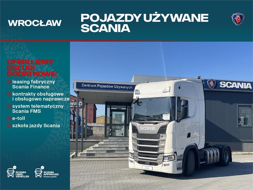 Scania S 500 A4x2NA Zawieszenie tył 4 poduszki Klimatyza