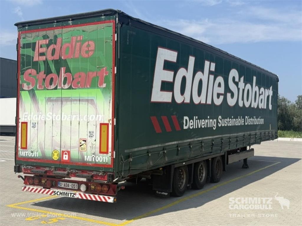 Semi-remorque PLSC Schmitz Cargobull Curtainsider Mega — occasion 2012