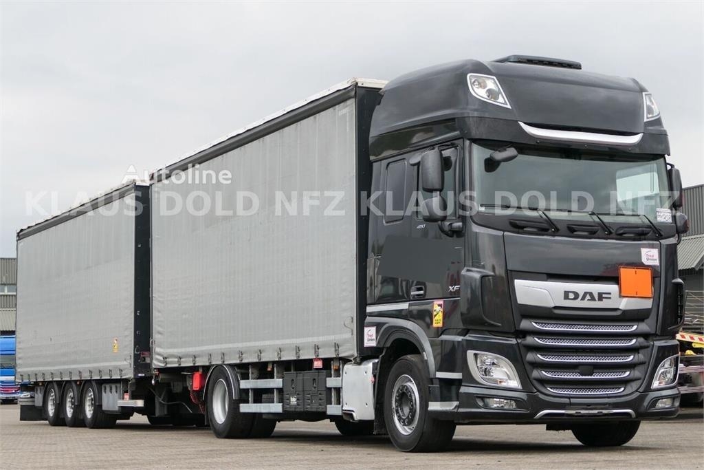 DAF XF 480 Curtainsider Truck + Curtainsider Trailer