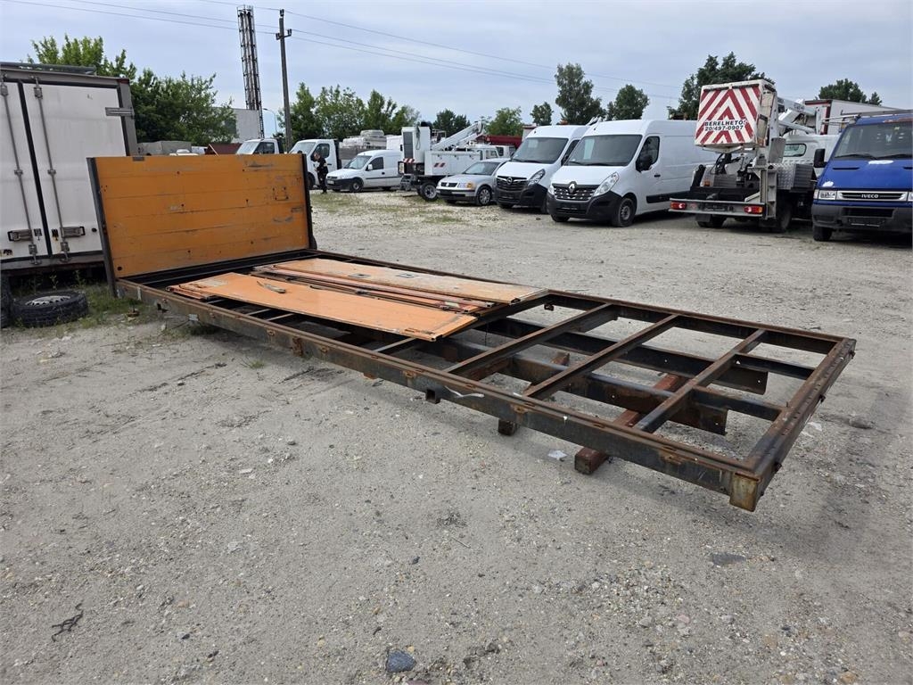 flatbed without floor plate - 6,2m