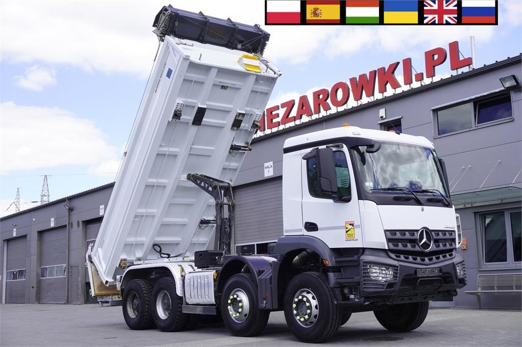 Iveco Arocs 3243 8x4 / 130 tho. km! / Meiller 2-way tipp