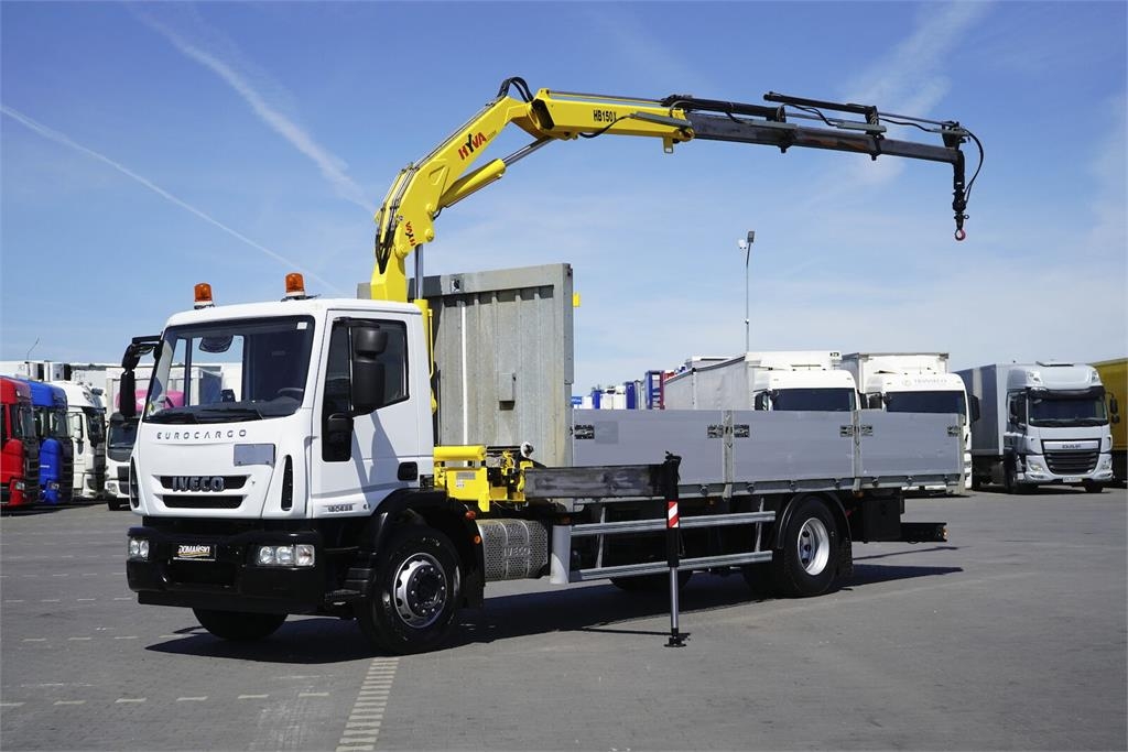 Iveco / EUROCARGO / 180E25 / SKRZYNIOWY + HDS / HYVA HB